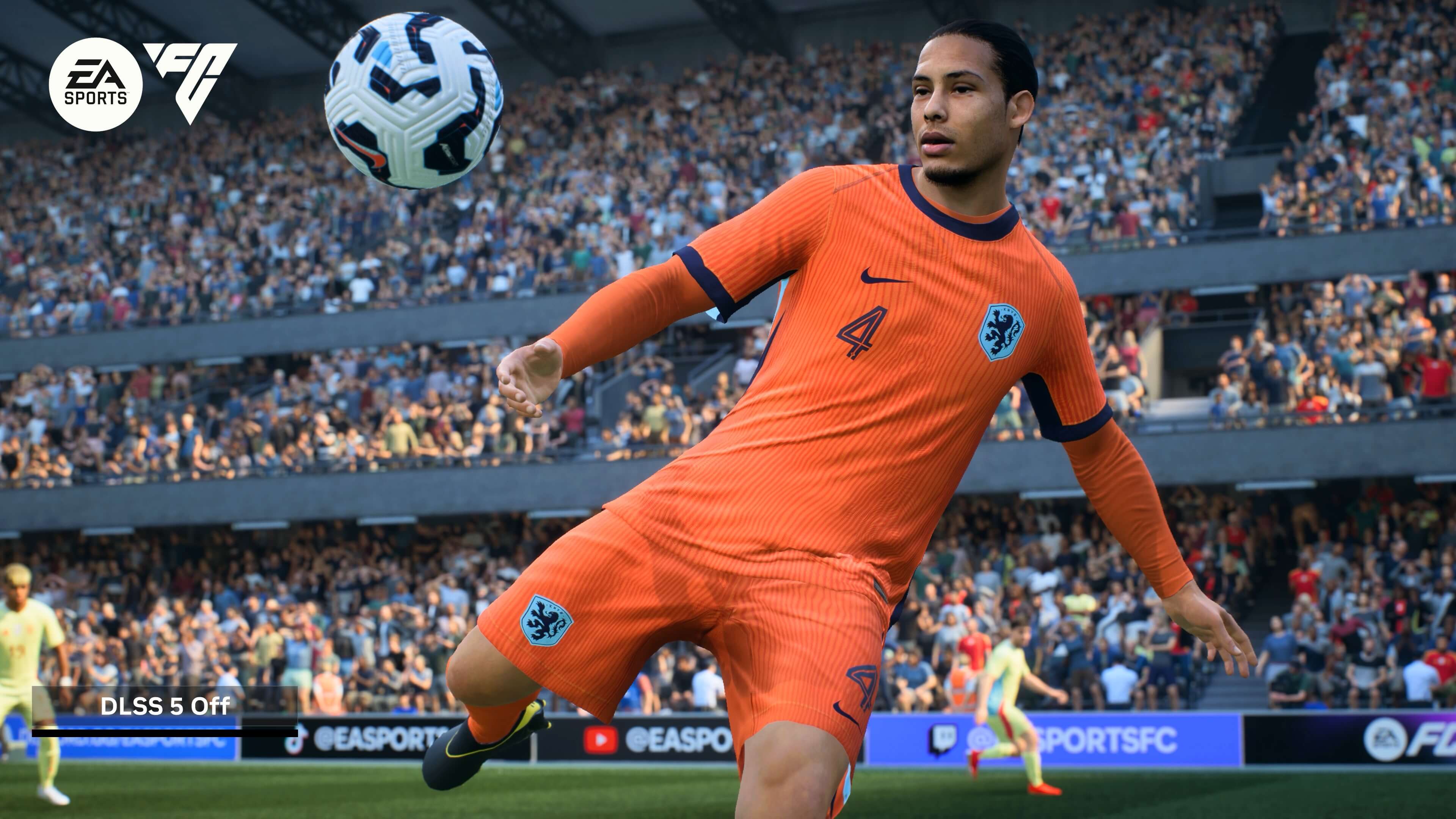 EA Sports FC 26 DLSS 5 comparison scene 1 - DLSS OFF